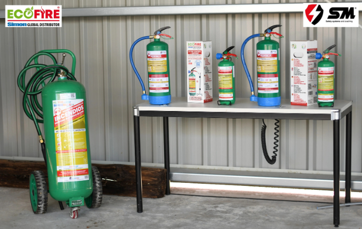 Colaboración SM y SIMONRACK para las recargas de productos ECOFIRE